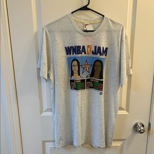 Caitlin Clark and Angel Reese “WNBA jam” shirt, Size Large.